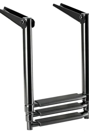 Scaletta telescopica per plancetta Total Black nera Di Tendenza