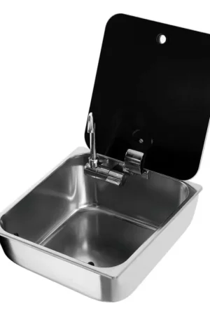 Lavello con coperchio vetro fumè Offerta Del Giorno