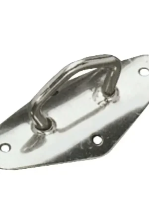 Attacco tangone inox su base curva verticale Spedizione Espresso