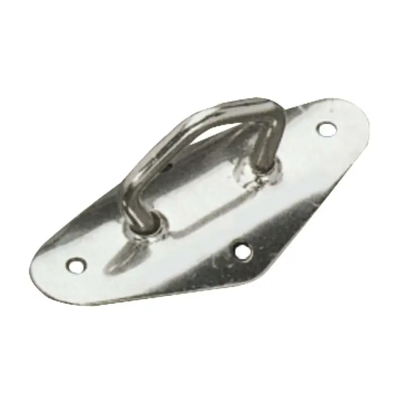 Attacco tangone inox su base curva verticale Spedizione Espresso