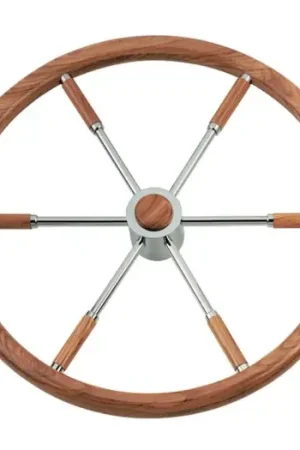 Subito Disponibile RUOTA TIMONE TEAK Ø MM.400