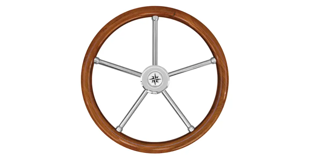 Spedito Oggi RUOTA TIMONE TEAK Ø MM.500