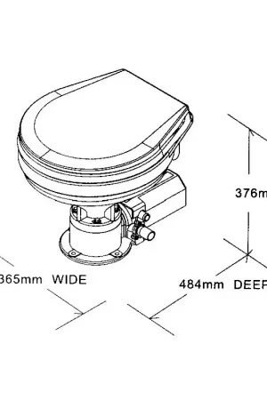 Ultimissimo Modello WC ELETTRICO TMC 24V. LARGE