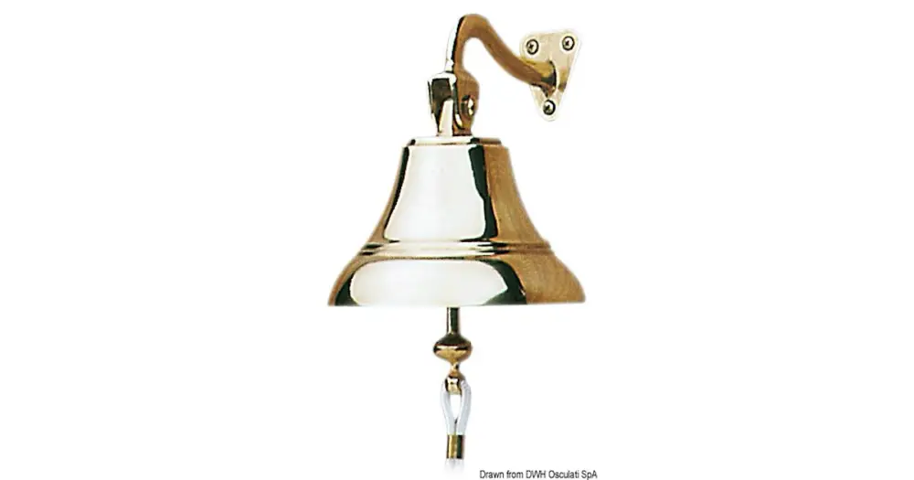 Non Perdere Campana in ottone cromato.