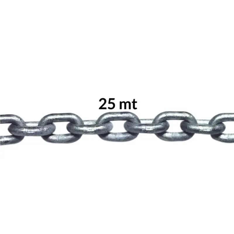CATENA ZINCATA GENOVESE Ø MM.20x25M Più Venduto