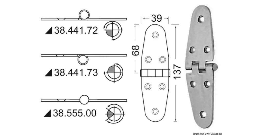 Quantità Limitata Cerniera 2 mm