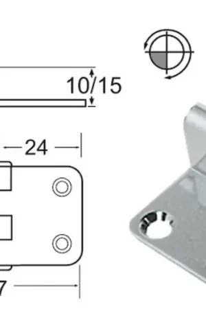 Cerniera a sbalzo 2 mm Prezzo Conveniente