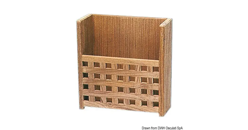 Portariviste teak 265x110x280 mm Offerta