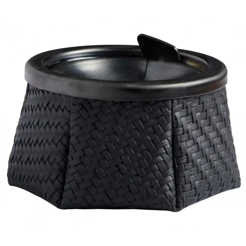 Miglior Prezzo POSACENERE WINDPROOF RATTAN NERO