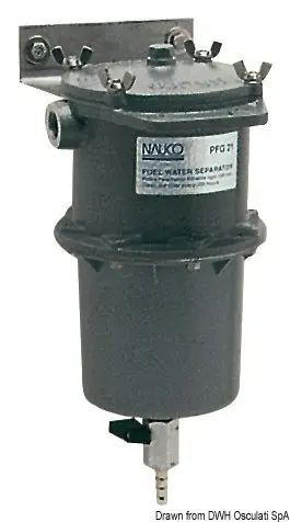 Prefiltro centrifugo separatore acqua/carburante (gasolio o benzina) 150 micron Ordina Subito