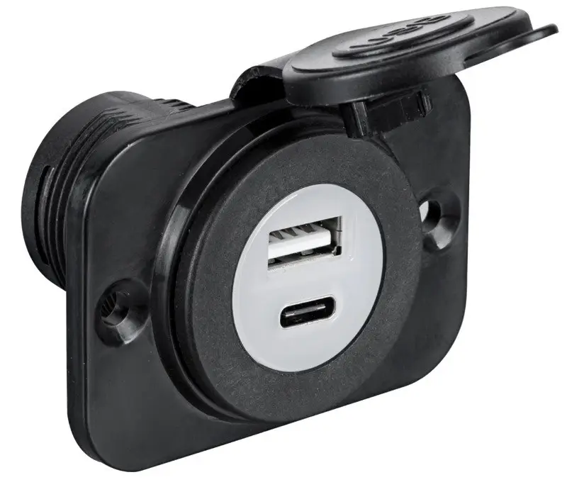Presa incasso doppia USB Type-A + Type-C Subito Disponibile