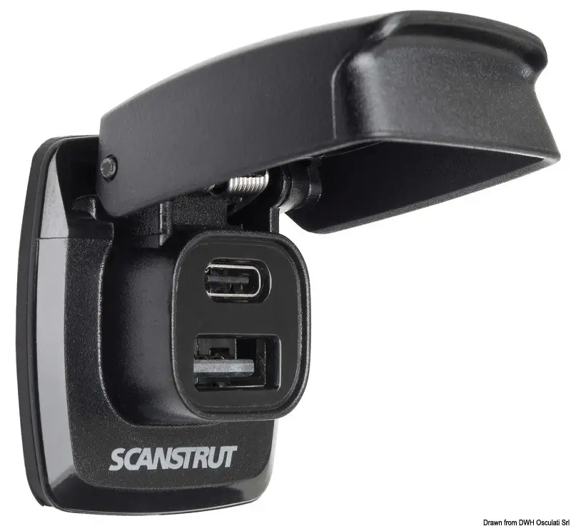 Presa USB-A e USB-C stagne SCANSTRUT Flip Pro Ordina Subito