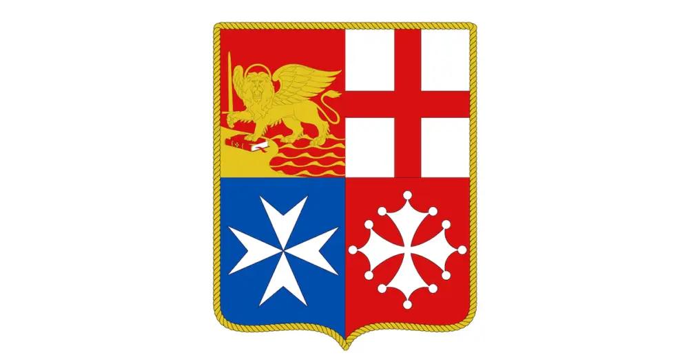 STEMMA 4 REPUBBLICHE MARINARE Super Prezzo