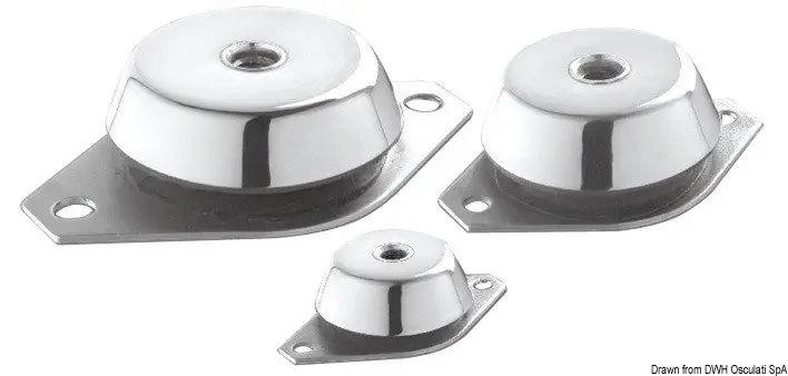Supporto antivibrante zincato 100 kg Bestseller