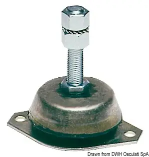 Affare Supporto antivibrante zincato 200 kg