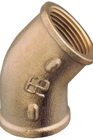 CURVA IN OTTONE A 45 F-F Prezzo Scontato