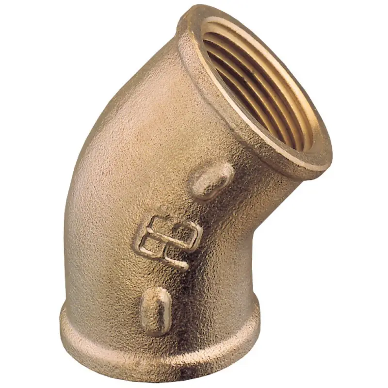 CURVA IN OTTONE A 45 F-F Prezzo Scontato