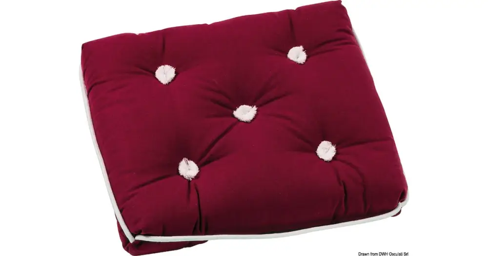 Ultime Pezzi Cuscino semplice bordeaux 430 x 350 mm
