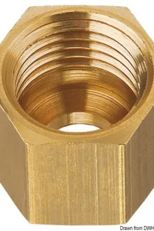 Dado in ottone tubo rame da 8 mm (blister 3 pz) Compra Adesso