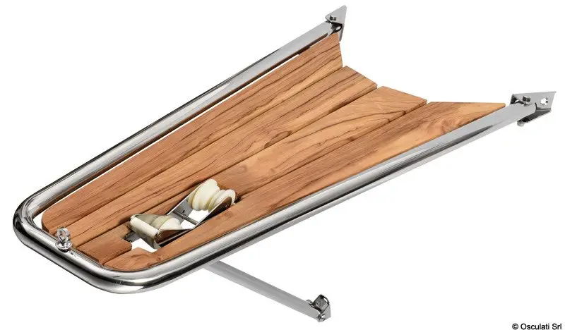 Delfiniera inox/teak con musone Ø tubo mm 32 Offerta