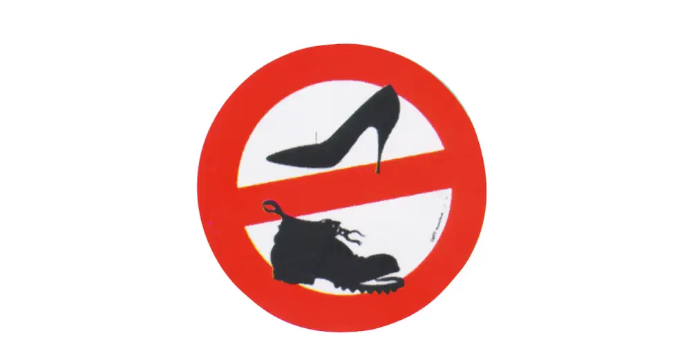 DIVIETO SCARPE Nuovo Arrivo