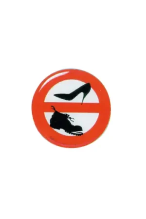 Professionale DIVIETO SCARPE RILIEVO