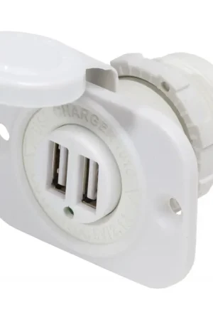 Direttamente Dal Produttore DOPPIA PRESA USB 12V. BIANCA