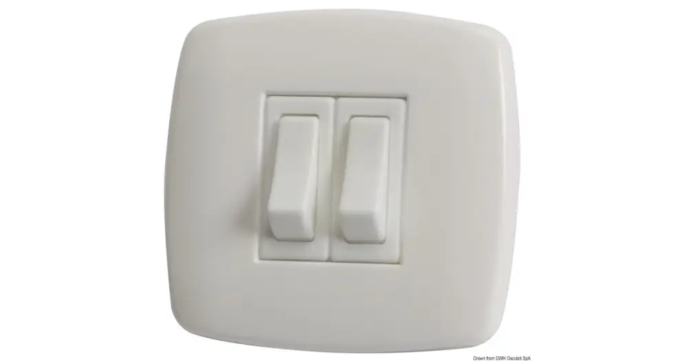 Prezzo Ridotto Interruttore Contemporary 2 p. bianco