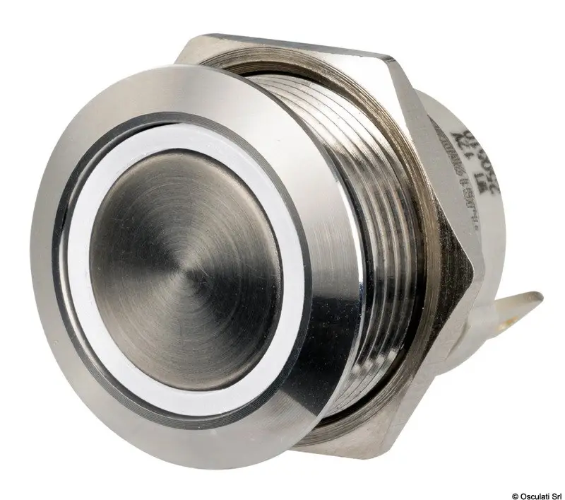 Sconto Interruttori flat a basso profilo in acciaio inox 12/24V 20 A