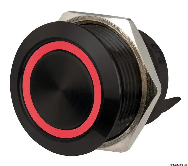 Offerta Speciale Interruttore FLAT inox nero ON-OFF 12/24V RBW