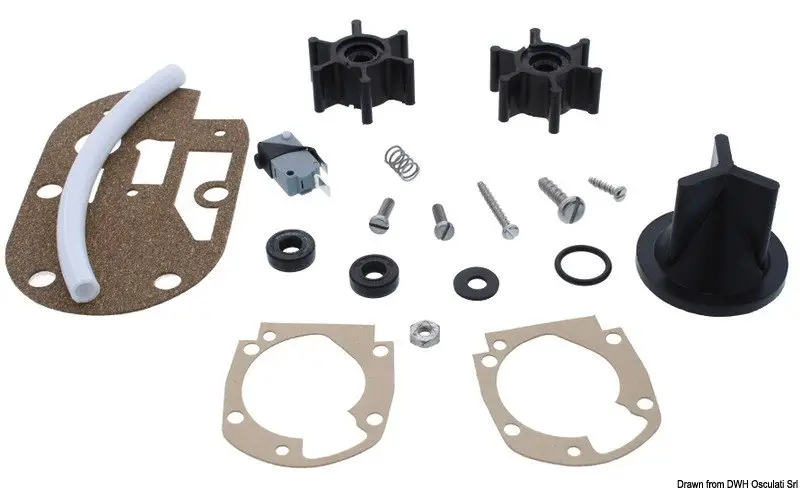 Kit elettrificazione per WC manuale JABSCO 50.224.00 Ultimissimo Modello