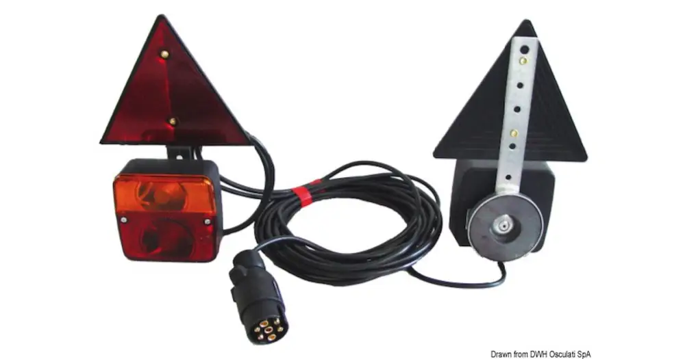 Kit luci posteriori fissaggio magnetico+triangoli Compra Adesso