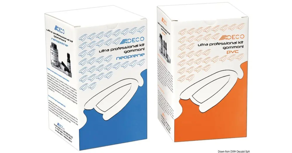 Consegna Rapida Kit riparazione Ultra Professional neoprene grigio