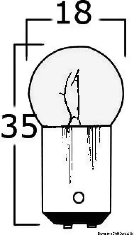 Lampadina bipolare 24 V 5 W Compra Adesso