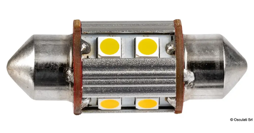 Saldi 2 lampadine led 12V bulbo 3000K