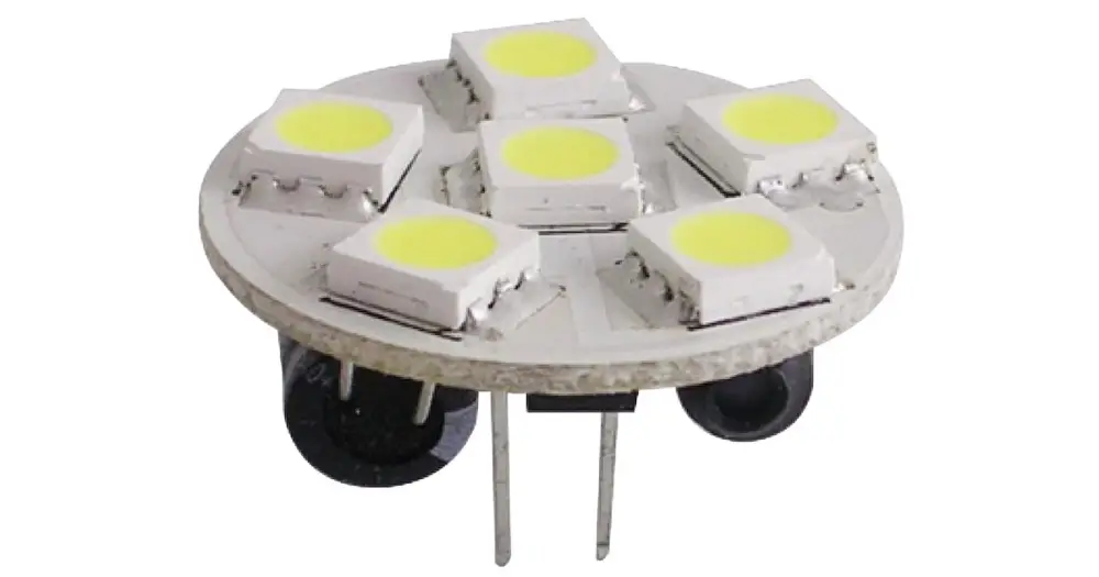 Lampadina 6 LED G4 Ø 24 mm attacco posteriore Affare