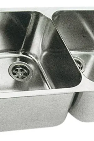Lavello doppio 600 x 320 mm inox Nuova Collezione