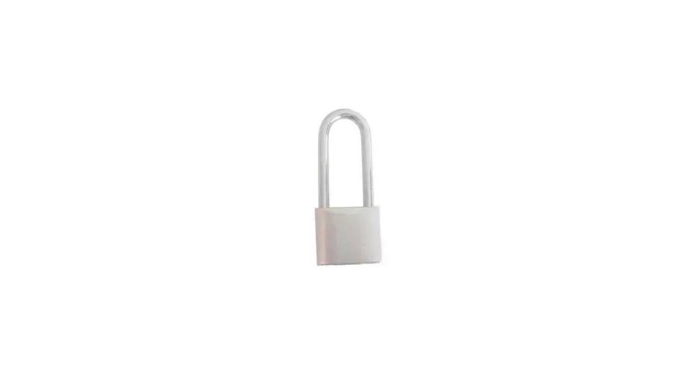 Offerta Lampo LUCCHETTO INOX ARCO LUNGO MM.50