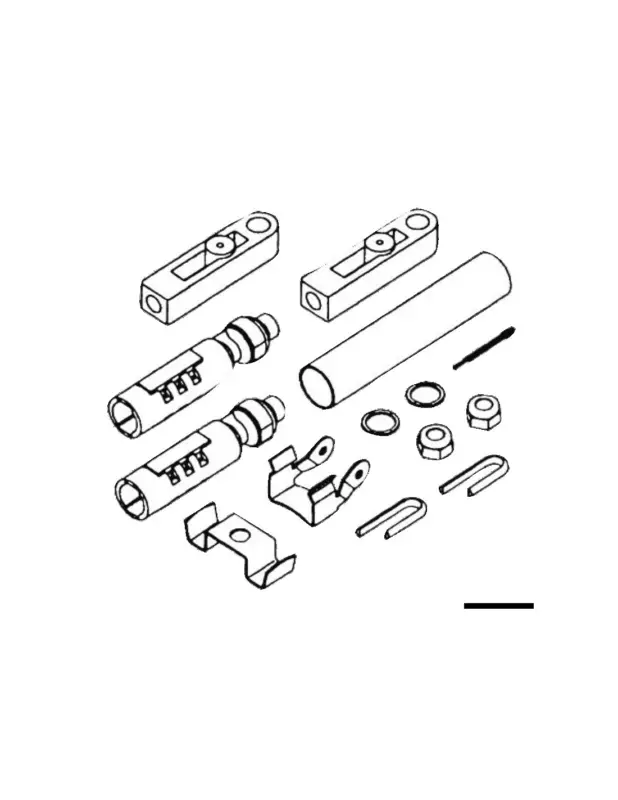 Ultraflex K57, kit adattamento cavi C2/C8/C0 per Johnson/Evinrude Spedizione Espresso