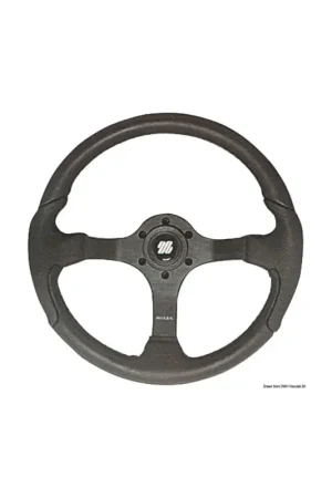 Reso Gratuito Ultraflex Nisida volante Ø 350 mm, corona e razze nere