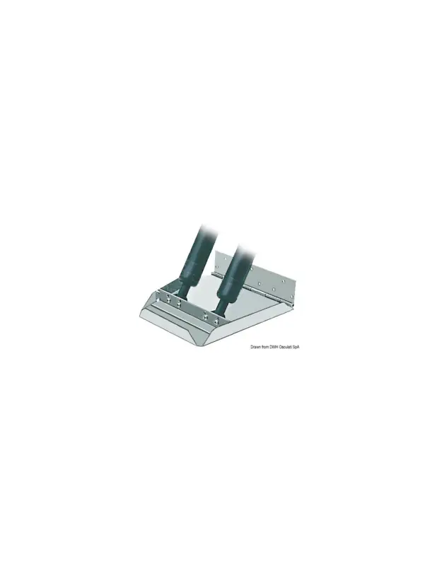 Coppia flap serie HS in acciaio inox per scafi ad alta velocità Solo Oggi