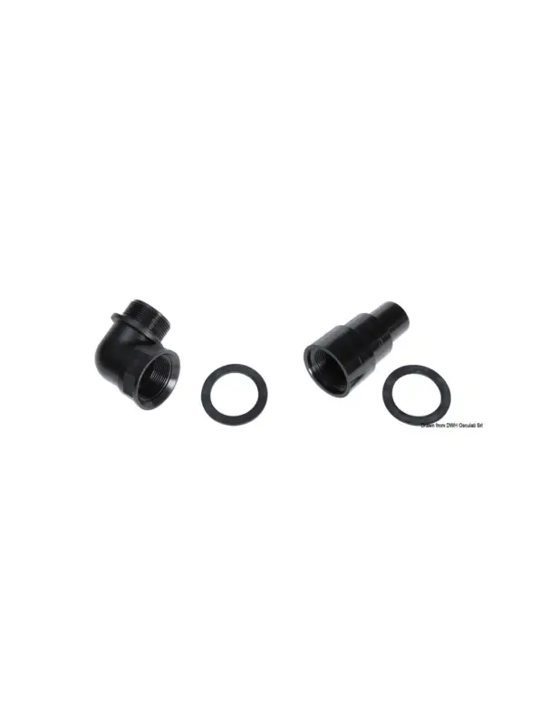 Economico Kit bocchettoni universali filettati 1"1/2, Ø 38-50-60 mm