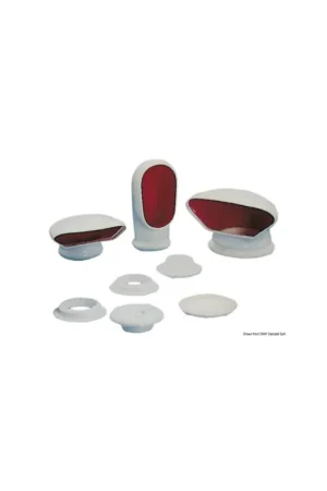 Presa d'aria in PVC flessibile bianco con tappo di chiusura Prezzo Scontato