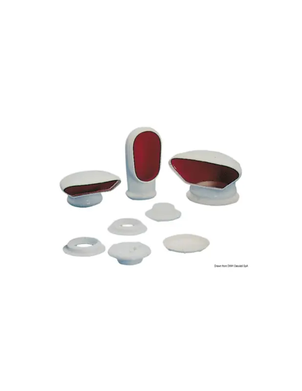 Presa d'aria in PVC flessibile bianco con tappo di chiusura Prezzo Scontato