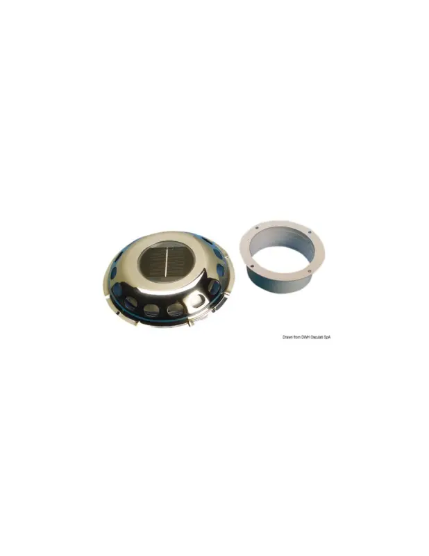 Scelto Dai Clienti Areatore inox solare con ventola elettrica, Ø 200 mm