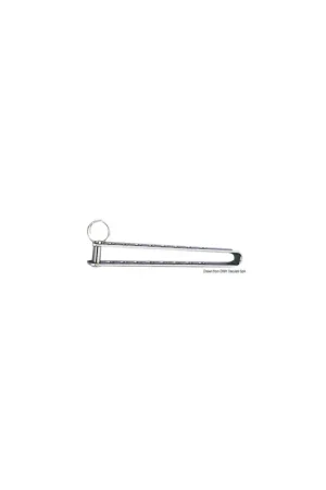 Viadana landa piegata inox, 120 mm, fori Ø6, spina 6x10 mm Ultimissimo Modello