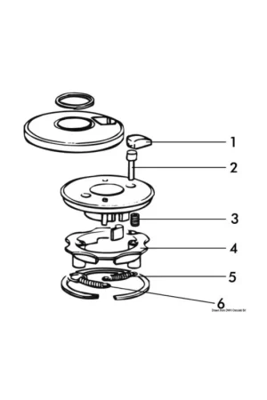 Must-Have Lewmar ricambio anello portamolle terza velocità per winch