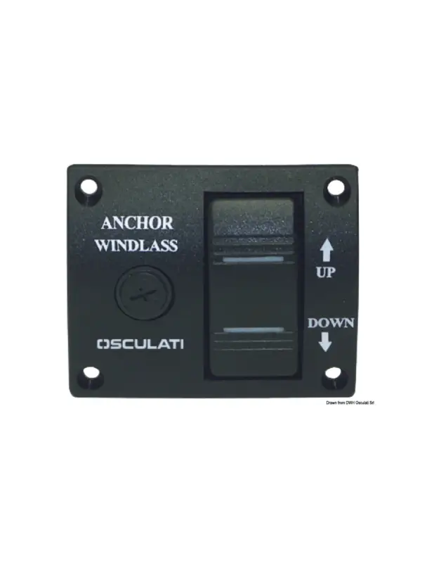 Pannello comando verricello ancora a bascula con LED UP-DOWN Offerta Limitata