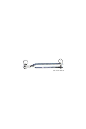 Più Venduto Viadana landa doppia inox 120 mm, perni Ø 6 mm
