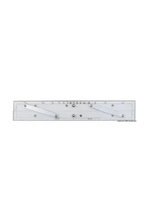 Micron riga nautica a parallelogramma in plexiglass trasparente Ultimissimo Modello